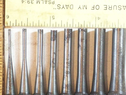 Outil à main DRIVE PIN POINÇON SET STARRET WOOD BOX 1/8; 1/4; 1, 3, 5/16; 3, 5, 7/32 - Photo 17/20