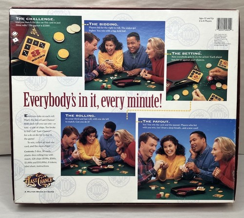 Last Chance Spiel von Milton Bradley 1995 100% KOMPLETT - Bild 3 von 13