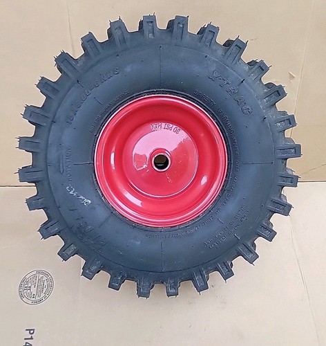 mtd troy-bilt cub cadet Craftsman  634-04148A-0951 Right Hand wheel and tire Red - Picture 2 of 3