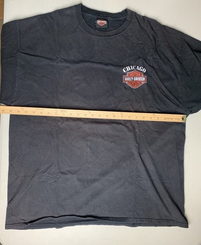 Camisa De Colección Harley Davidson Motocicletas Chicago Gangster Para Hombre XXL 2XL - Imagen 9 de 11