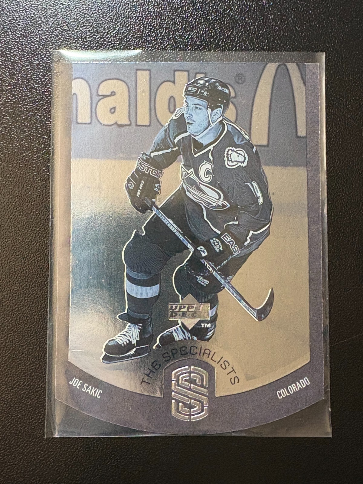 1997-98 Upper Deck Joe Sakic Colorado Avalanche The Specialists /4000 (#S4)*
