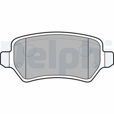 Delphi Bremsbeläge hinten für Opel Astra Combo Corsa Meriva Zafira
