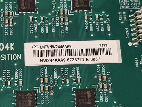⭐⭐⭐⭐⭐ TV LED Driver Board LNTVNW244AAA9 w/ Flex Ribbon Cables - Picture 3 of 4