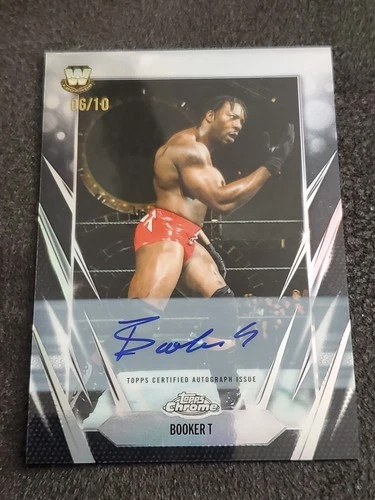 2026 Topps Chrome WWE - Booker T Auto Black Refractor /10