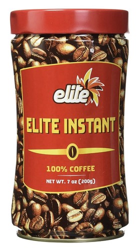 Elite 100%, Instant Coffee 7oz Kosher