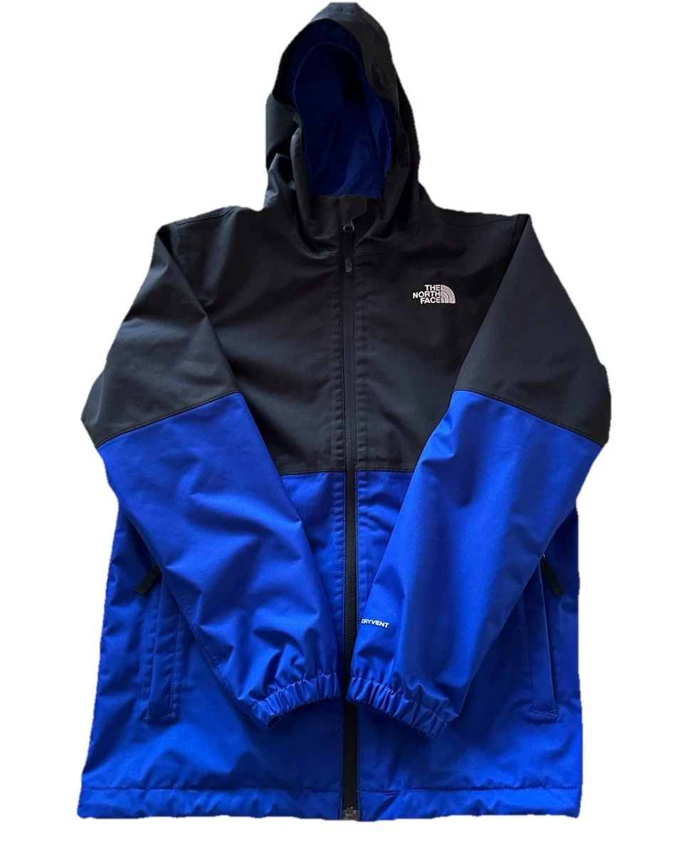 The North Face Boys Large 14/16 Triclimate Jacket 3-in-1 Blue Black Fleece Shell