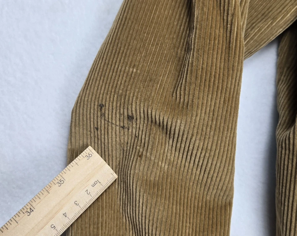 JH Collectibles VTG Tan Corduroy Button Jacket Women's Sz 10 Bomber  80s Classic - Image 4 of 4