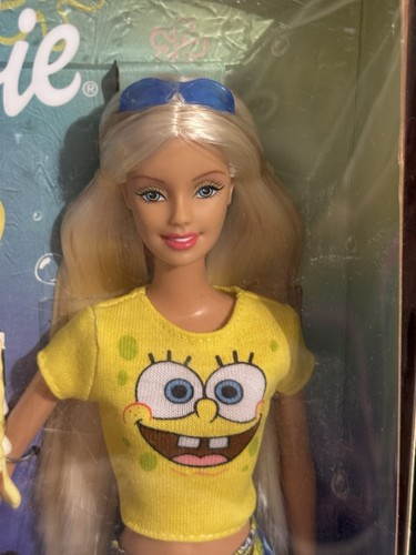 Barbie Loves SpongeBob Schwammkopf 2003 Puppe B2993 Neu im Karton - Bild 3 von 7