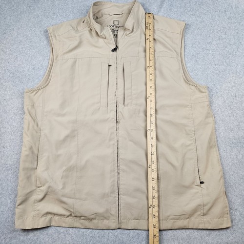 ScotteVest Travel Vest Beige RFID Hidden Pockets Jacket Men’s Size XL - Picture 7 of 15