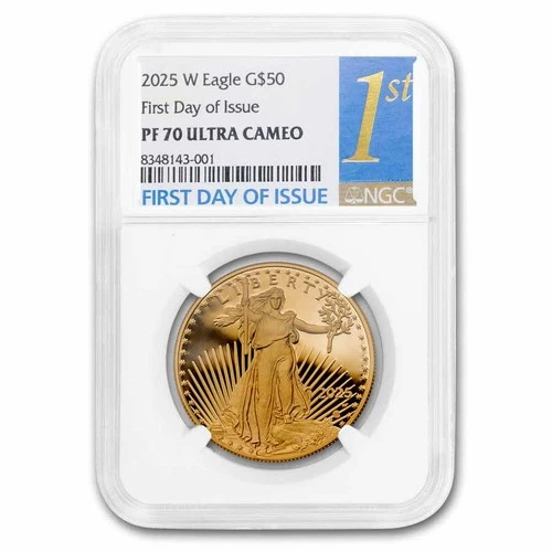 2025-W 1 oz Proof American Gold Eagle PF-70 NGC (FDI)