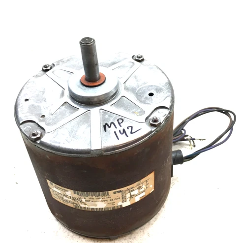 GE 5KCP39MFAC15AS Condenser Motor D154846P01 1/4HP 200/230V 825RPM used #MP142
