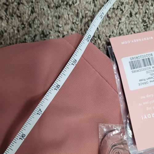 NWT Birdy Grey Grace Convertible Formal Bridesmaid Dress in Desert Rose Size XXL - Picture 11 of 13