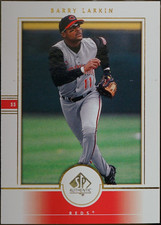 2000 SP Authentic Baseball Barry Larkin #87