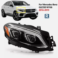 Right Headlight Lamp Assembly for 2016 2017 2018-19 Mercedes-Benz GLE350 GLE400