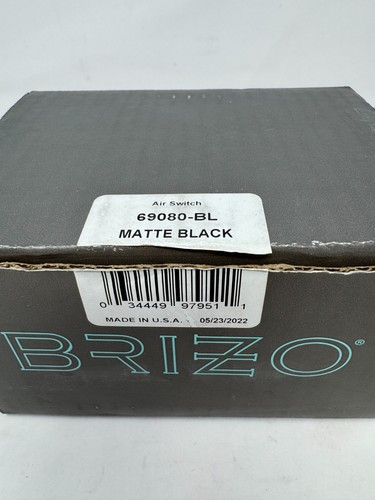 Brizo 69080-BL Air Switch with Dual Outlet - Matte Black - Picture 2 of 3