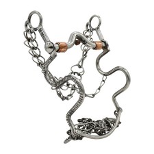 5 1/8" Charro Bit Freno Mexican Horse Copper