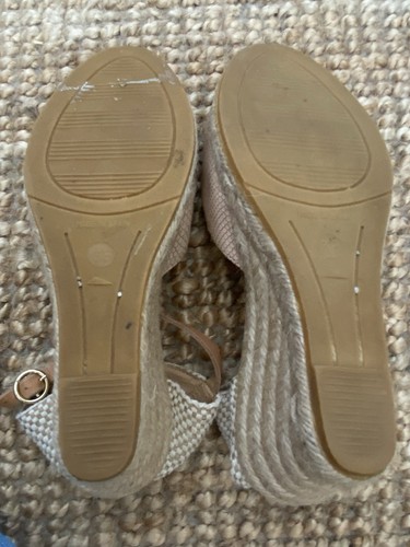 Kanna Espadrilles, Keilabsatz, Nude, Leder, Gr. 38 - Bild 8 von 12