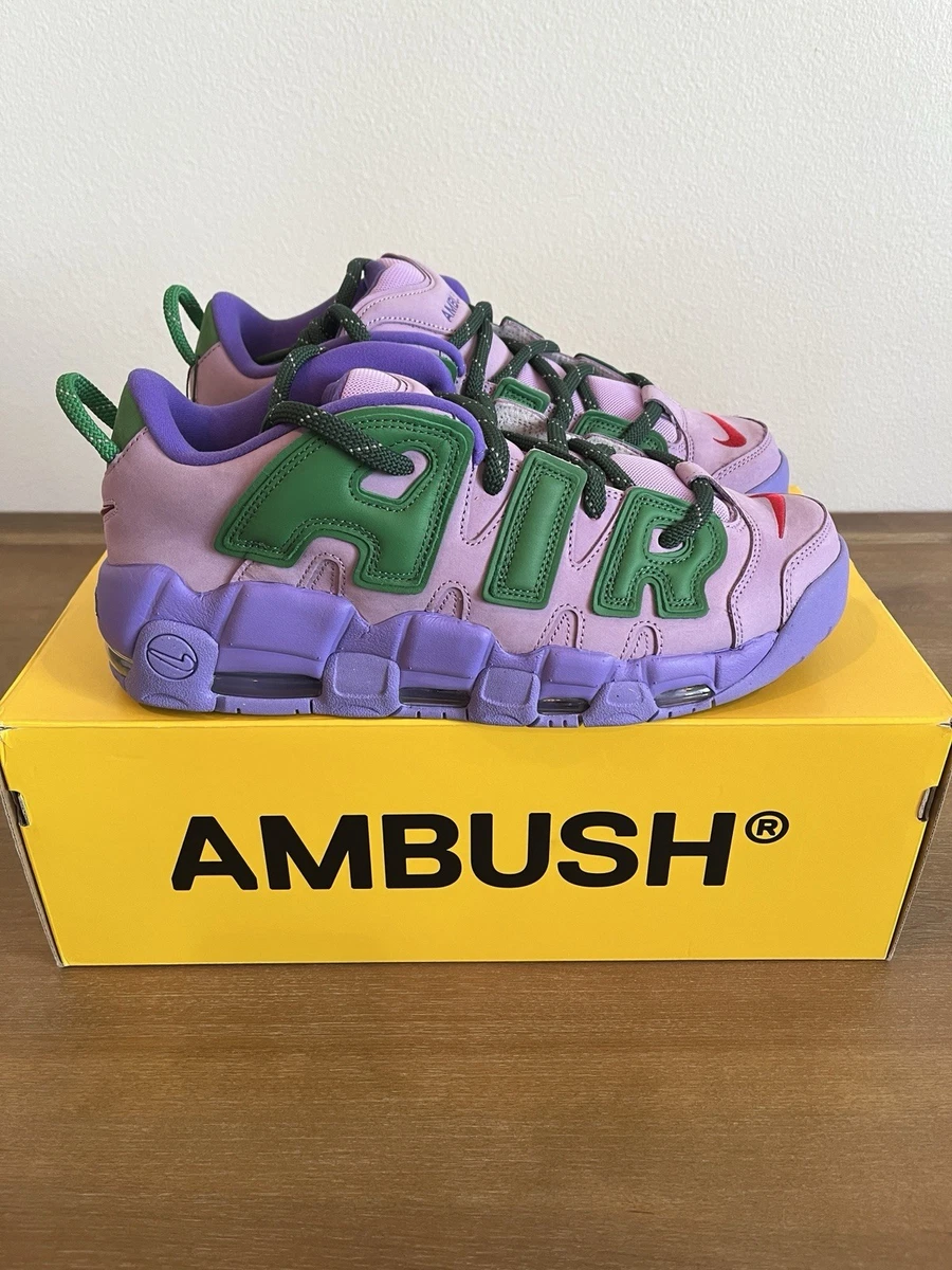 Preços baixos em Nike AMBUSH x Air More Uptempo Low Lilac | eBay