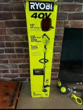 Ryobi 40V 15" RY40ST01K Cordless Battery String Trimmer - TOOL ONLY