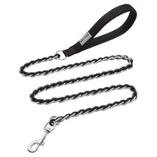 Dog Leash Chew Proof, Chain Leash Anti Chew Dog Leash for Large Dogs Heavy Du...