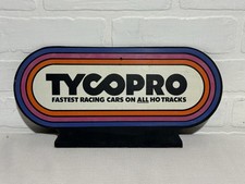 Vintage Original TycoPro Dealer Sign Masonite Tyco Pro RARE 13  WOW