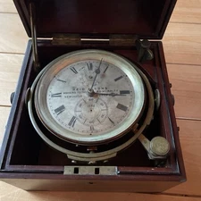 Antique  Reid & Sons Newcastle uponTyne Marine chronometer ship's clock Junk