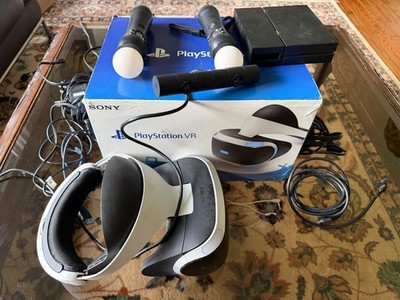 Sony PlayStation VR Headset w/ 2 PlayStation Move Motion Controllers PS4 & PS5