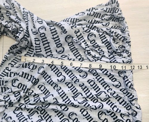Juicy Couture Rhinestone Bling Pink Velour Womens PJ Top & Grey Script Bottoms M - Picture 15 of 17