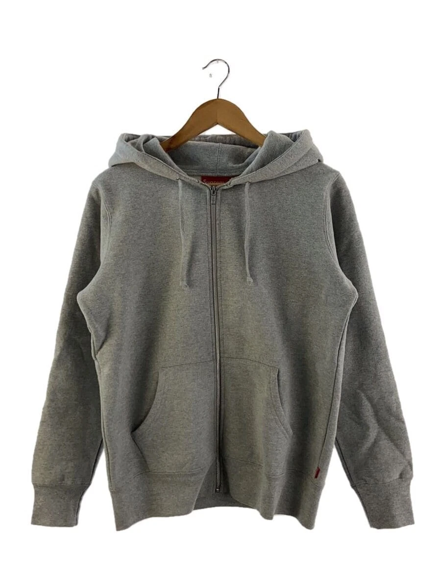 Sweat à capuche zippé Supreme gris S occasion