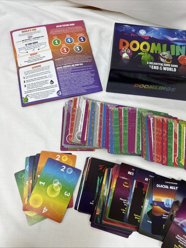 Doomlings A Game For The End Of The World! Delightful Card Game Ages 10+ 20+ Min - Picture 4 of 6
