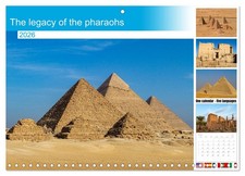 The legacy of the pharaohs (Monthly Wall Calendar 2026 11.7 x 16.5 (open)), CALV