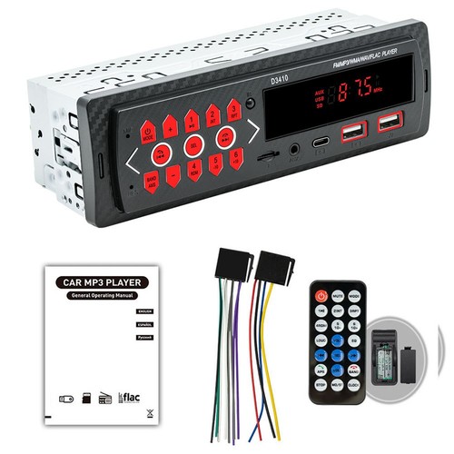 Hands Car Stereo Receiver with USB Charging and Multiple Audio Formats - Picture 4 of 12