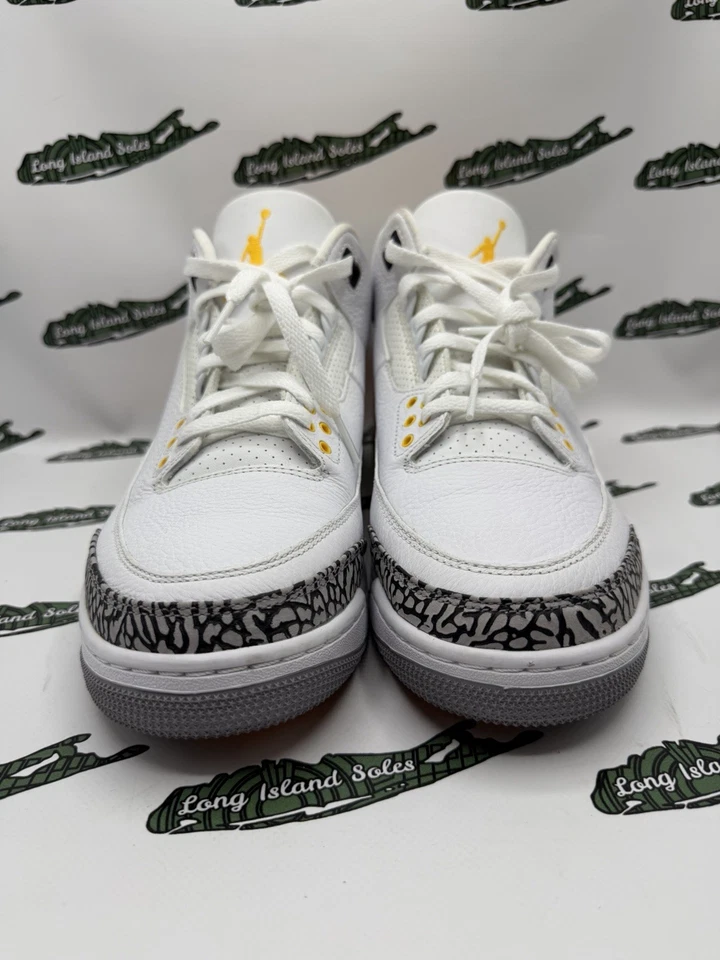 Talla 11.5W/10M - Nike Air Jordan 3 Retro Láser Naranja CK9246-108 Blanco Foto 2 de 4