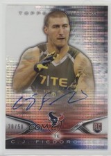 2014 Topps Platinum Auto Rookie Refractor Pulsar /50 CJ Fiedorowicz #67 Auto RC