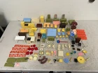 Vintage 1940s-50s Renwal & Marx Toys Dollhouse Figurines Set Made in USA