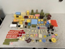 Vintage 1948 Renwal Toys Dollhouse Figurines Set 40+ Pcs Rare Made in USA Vintage 1948 Renwal Toys Dollhouse Figurines Set 40+ Pcs Rare Made in USA