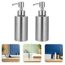 2 Pcs Empty Moisturizer Pump Bottle Bathroom Shower Dispenser Bottles