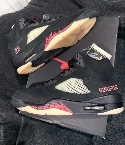 Air Jordan 5 Gore Tex Off Noir Size Women's 11.5 / Men's 10