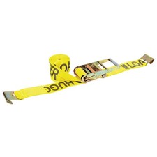 LIFT-ALL 26425 Tie Down Strap,Flat-Hook,Yellow 3MLV4