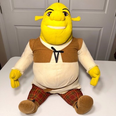 Hasbro Shrek 2 Jumbo Plush 25'' Vintage 2004 DreamWorks Ogre Stuffed Toy Large