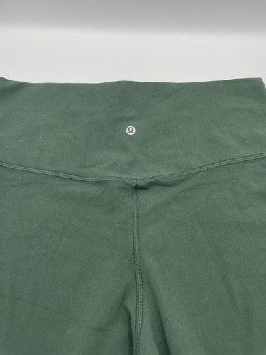 Lululemon Größe 12 Wunder Train hoch geschnittene Fahrradshorts 6" grün neu ohne Etikett - Bild 3 von 4