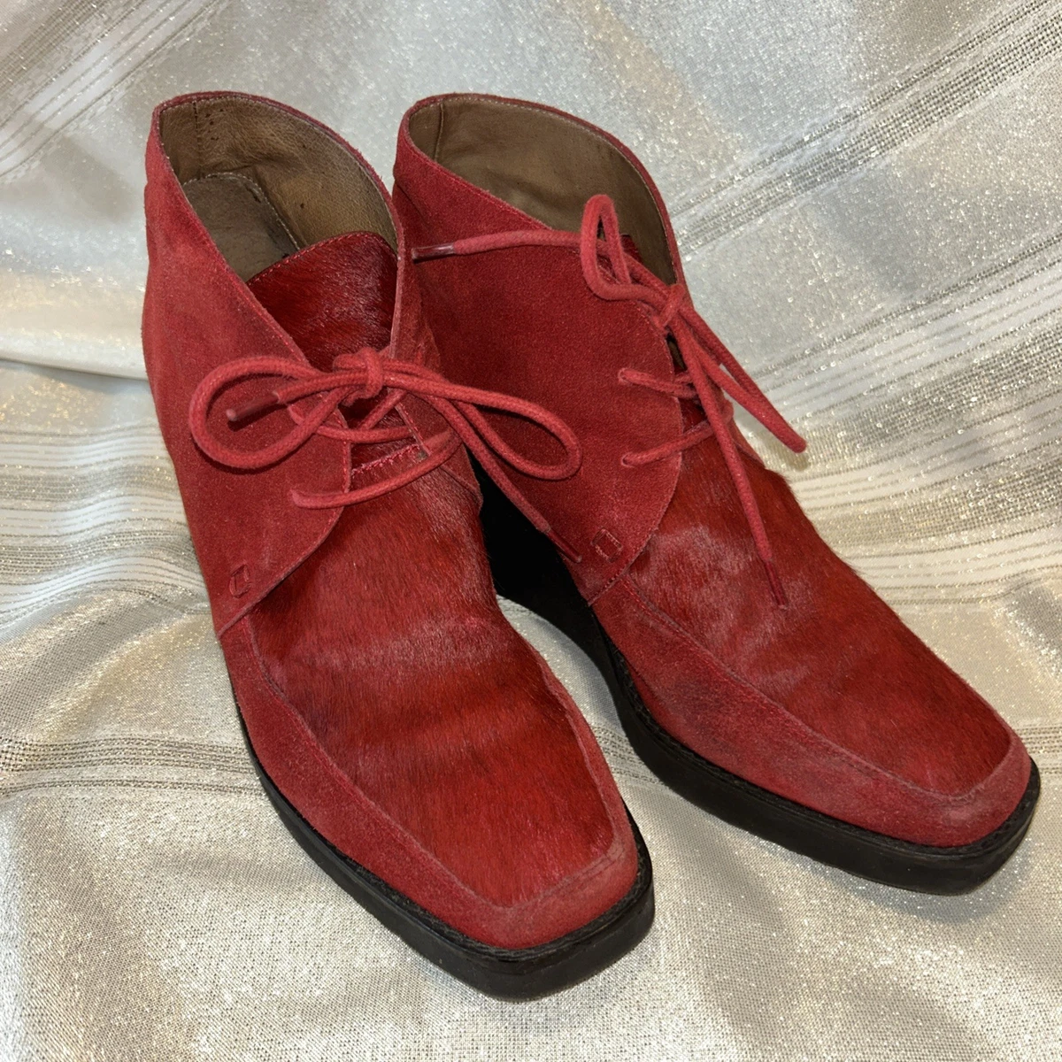 Donald J. Pliner Suede Oxford Shoes. Red. Size 9IT Donald J. Pliner Red Oxfords for Men | Mercari main image 2