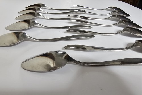 12 cucchiai da pranzo vintage NUOVI ONEIDA Mar Crest Citation Future Atomic Starburst MCM - Foto 5 di 9