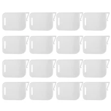 16 Counts Fridge Drawer Divider,Clear Refrigerator Organizer Bins Partition,Stor