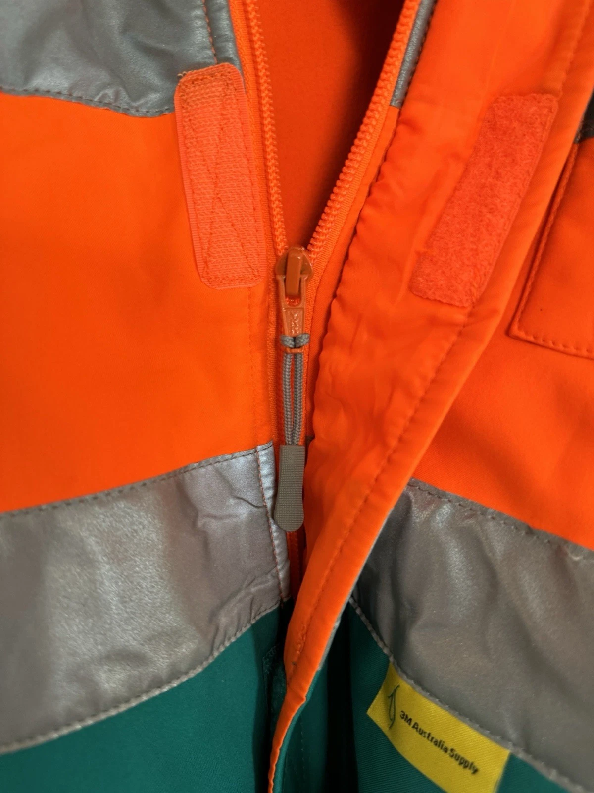 NWT Australian Toll Freighting Group Utility Bright Reflective Work  Jacket image 7