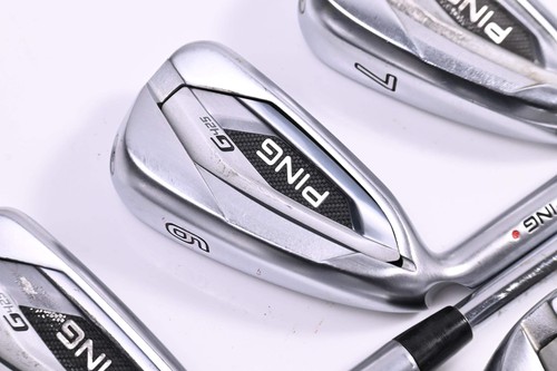 Left Hand Ping G425 Irons / 5-PW / Red Dot / Regular Flex Ping AWT 2.0 Shafts - Picture 1 of 7