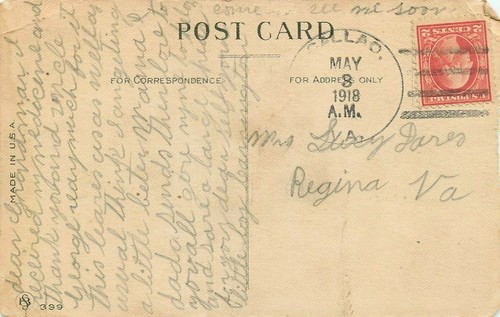 Postal de cómic vintage de Kewpie Babies únete a nuestro campamento 1918 - Imagen 2 de 3