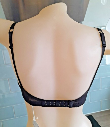 Hot Milk Black/White "WSW" Drop Cup Feeding Bra 32B - Picture 5 of 14