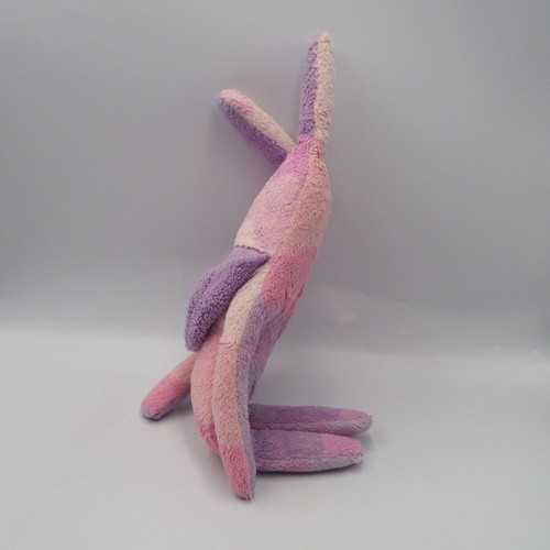 Craftholic MC2207 Pink Purple Rabbit RAB Accent Plush 13" Toy Doll Cushion - Picture 4 of 7