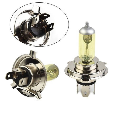 Lamp Bulb H4 100/90W Yellow 3000K Halogen For Tail Light Headlight 12V P43t-38 - Picture 15 of 24